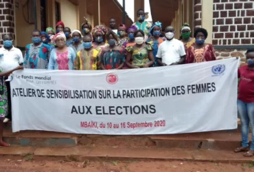 Mbaiki-Atelier de sensibilisation pour la participation des femmes aux elections